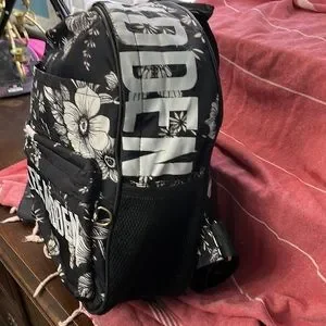 NWT STEVE MADDEN Black and Cream Floral Backpack Steve madden black floral - Gem main image 3